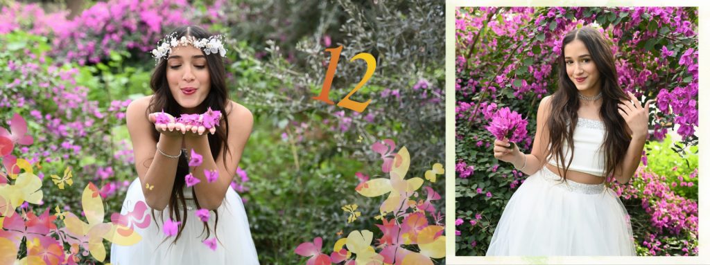 אלבום בת מצווה פרחים